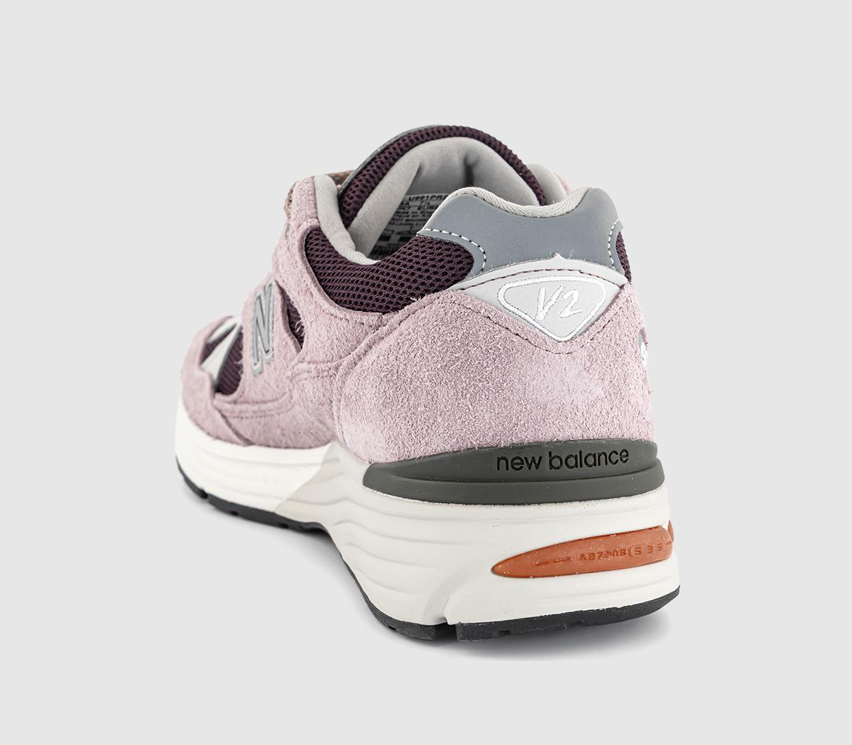 New Balance991v2 Made in UK TrainersPink Burgundy
