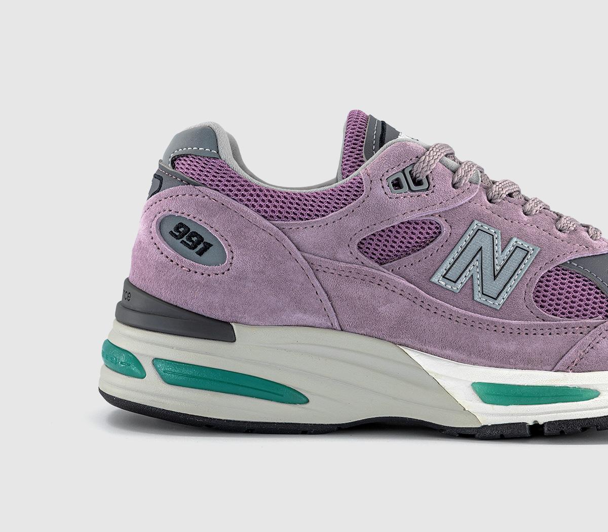 New Balance991v2 TrainersPolignac Toadstool Silver