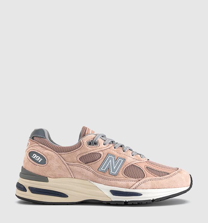 New Balance 991V2 Made in UK Trainers Mahogany Rose Mahogany Rose