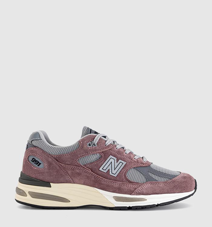 New Balance 991v2 Made in UK Trainers Rose Taupe Alloy