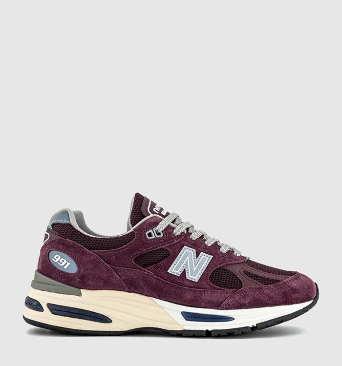 New Balance 991v2 Made in UK Trainers Catawba Grape