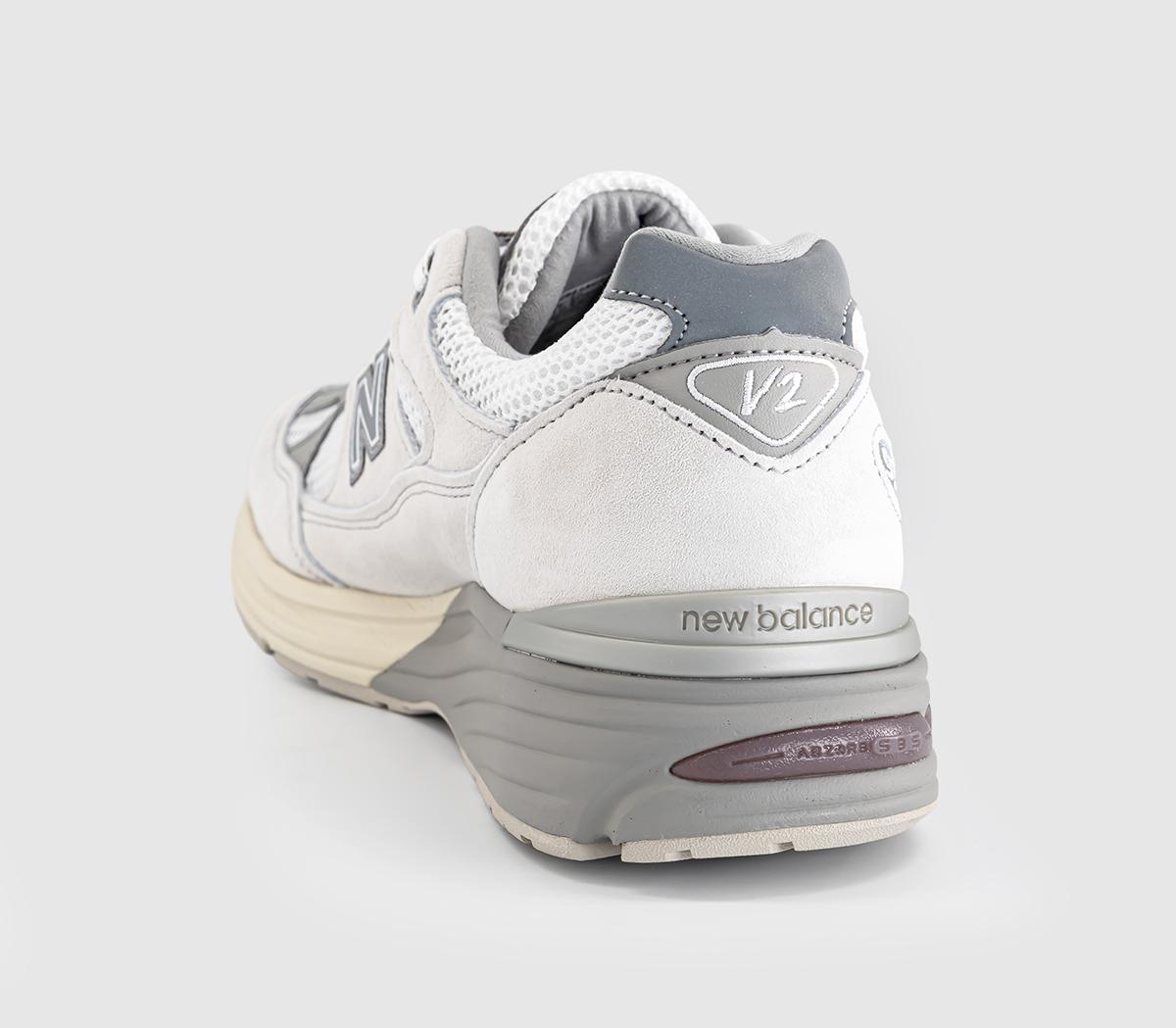 New Balance991v2 Made in UK TrainersWind Chime Brilliant White
