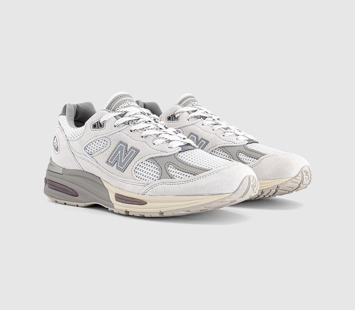New Balance991v2 Made in UK TrainersWind Chime Brilliant White