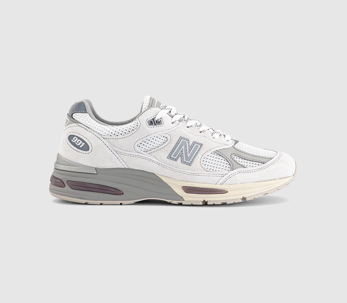 New Balance991v2 Made in UK TrainersWind Chime Brilliant White