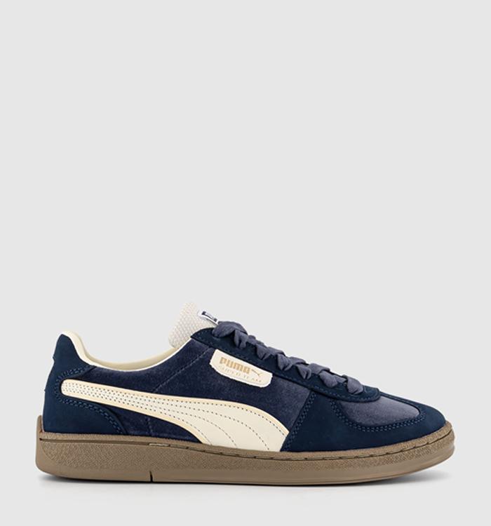 Navy blue 2025 puma trainers