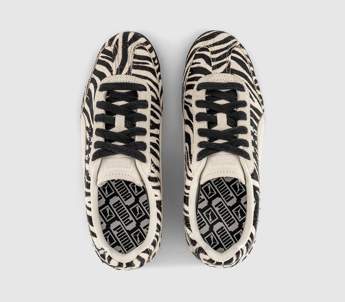PUMAArizona TrainersZebra Black White