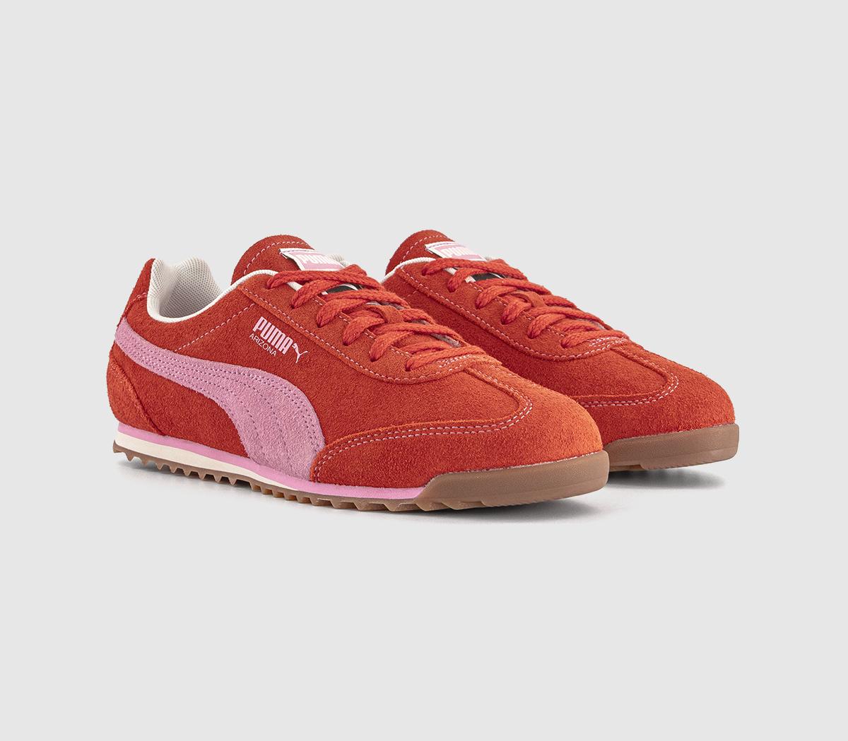 PUMA Arizona Trainers PUMA Arizona Trainers Red Pink
