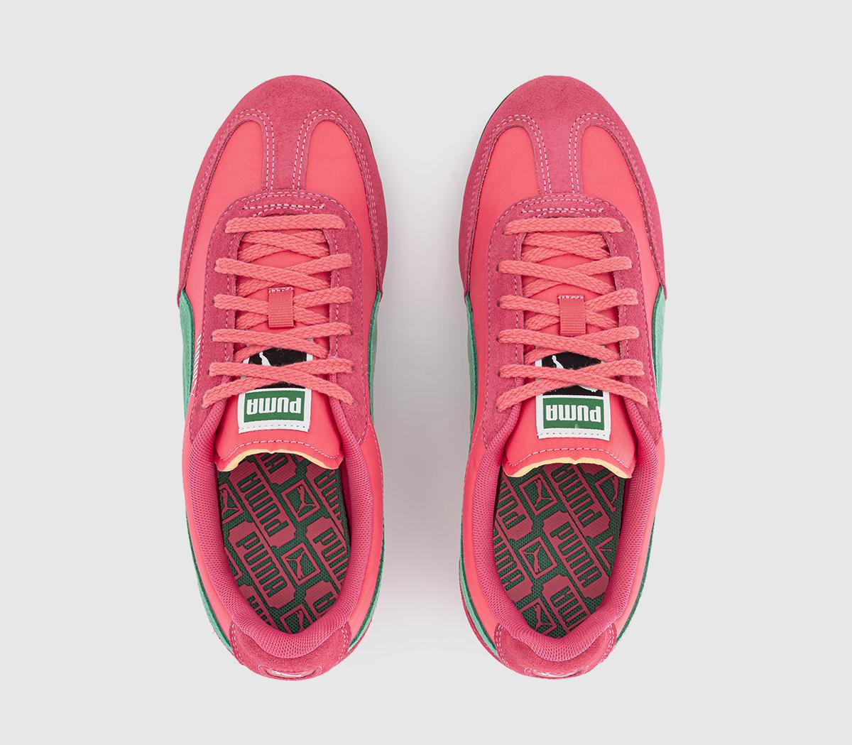 PUMAArizona Trainers PUMAArizona TrainersPink Green
