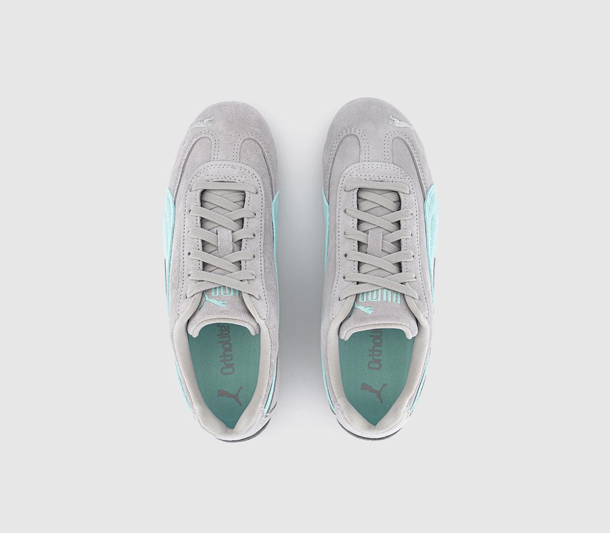 PUMASpeedcat OG Trainers PUMASpeedcat OG TrainersOs Grey Echo Electric Peppermint