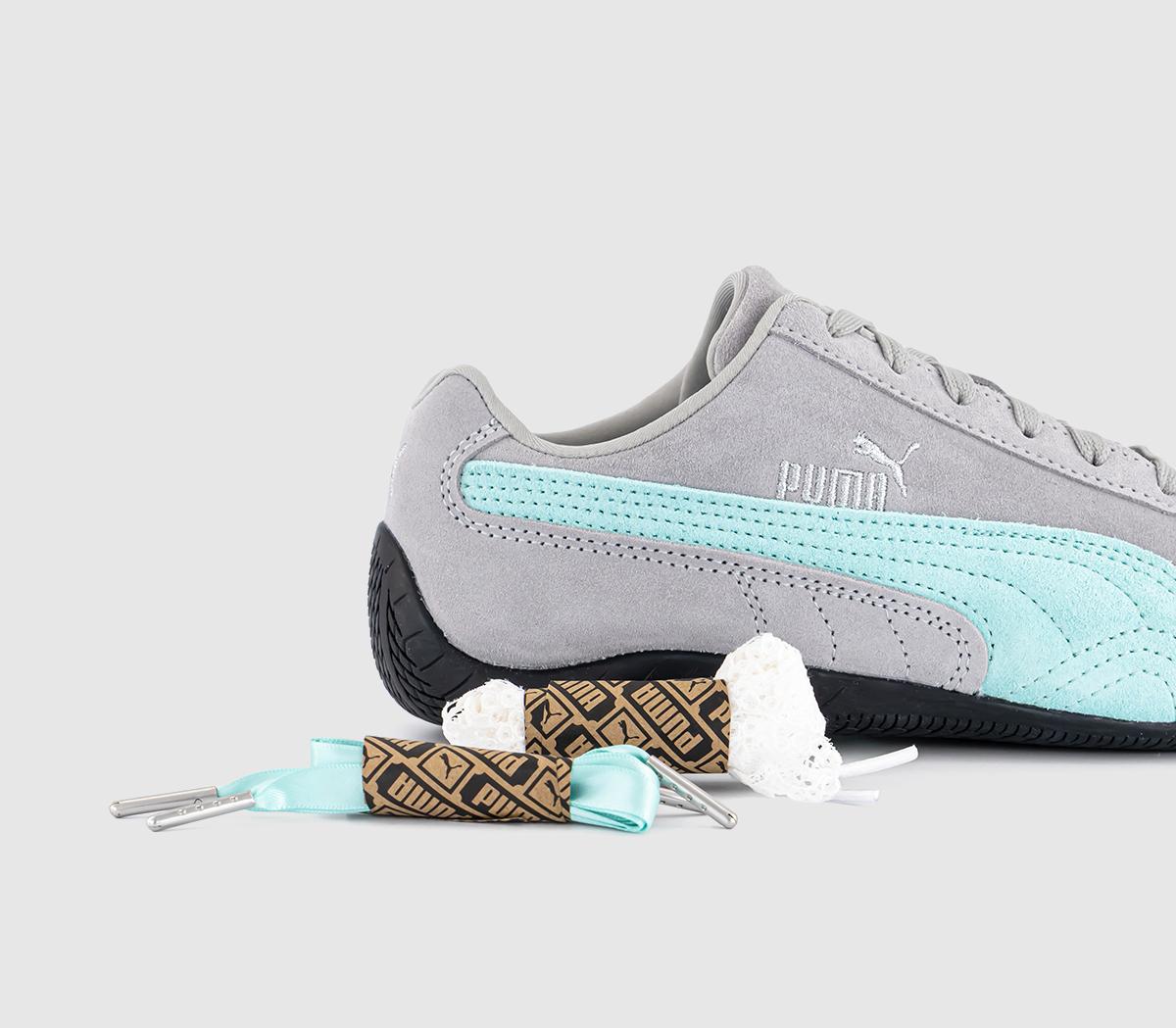 PUMASpeedcat OG Trainers PUMASpeedcat OG TrainersOs Grey Echo Electric Peppermint