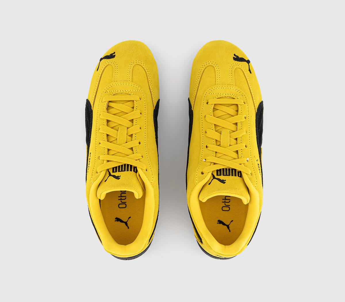 PUMASpeedcat OG Trainers PUMASpeedcat OG TrainersPelé Yellow Puma Black