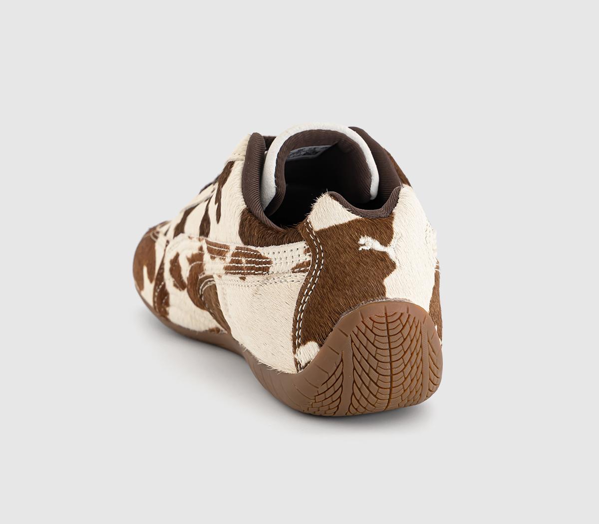 PUMASpeedcat OG TrainersCow Print Brown