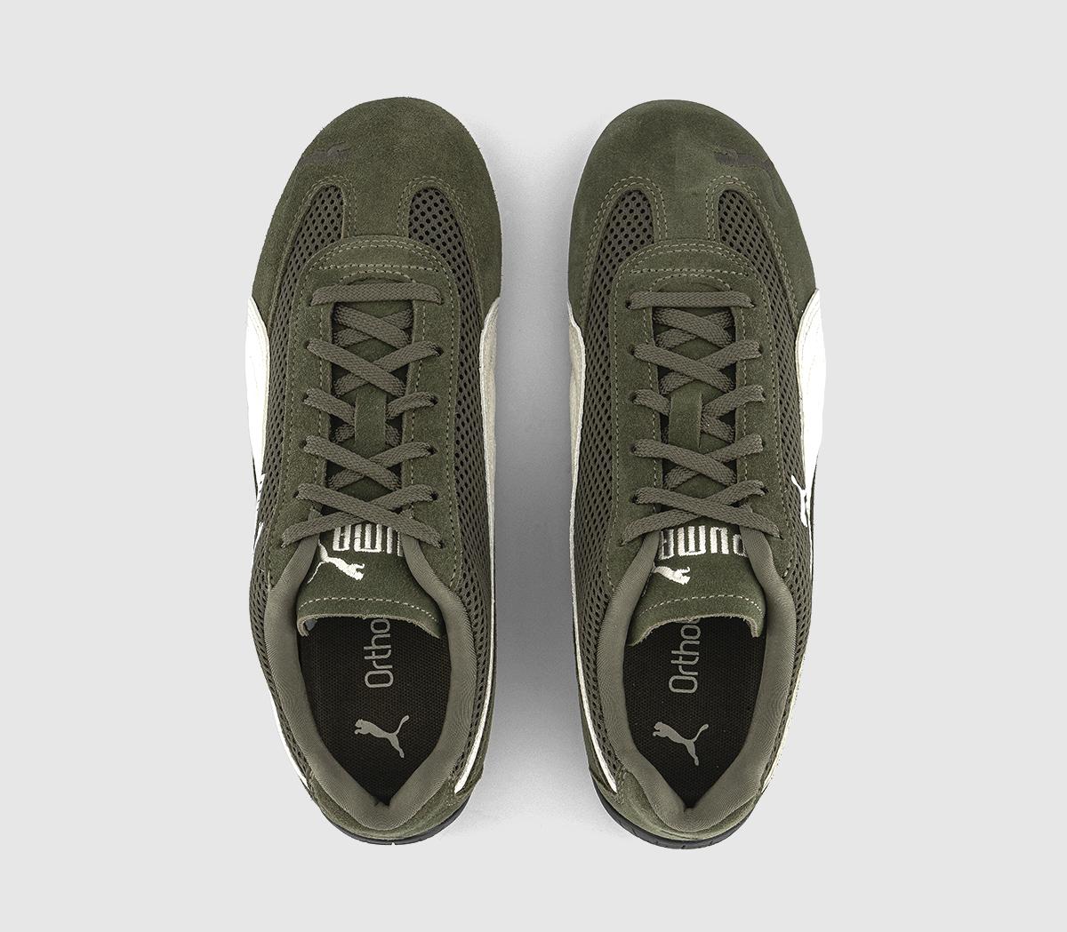 PUMASpeedcat OG Trainers PUMASpeedcat OG TrainersMesh Loden Green Warm White