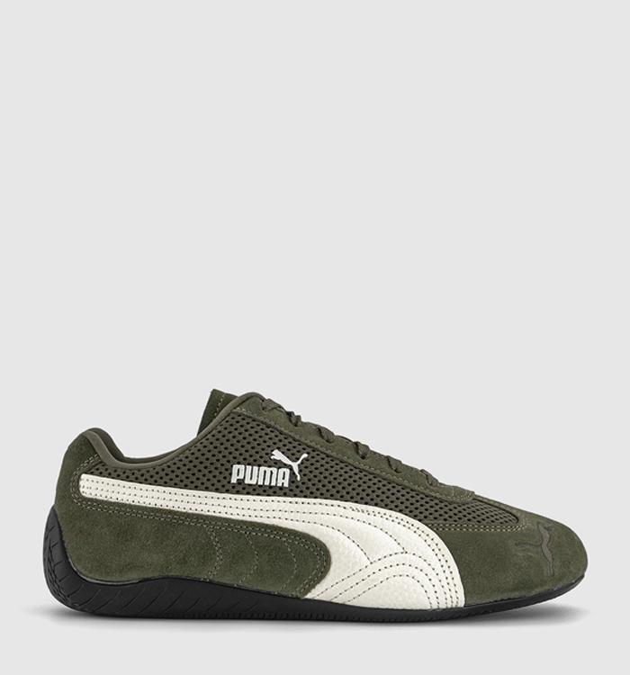 PUMA Speedcat OG Trainers Mesh Loden Green Warm White