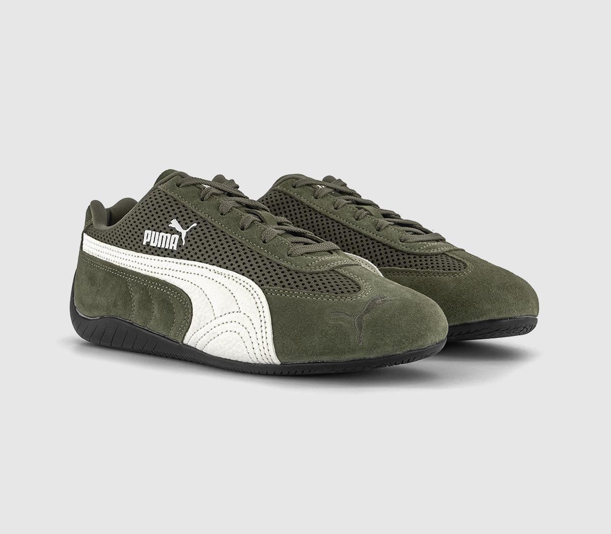 PUMASpeedcat OG Trainers PUMASpeedcat OG TrainersMesh Loden Green Warm White