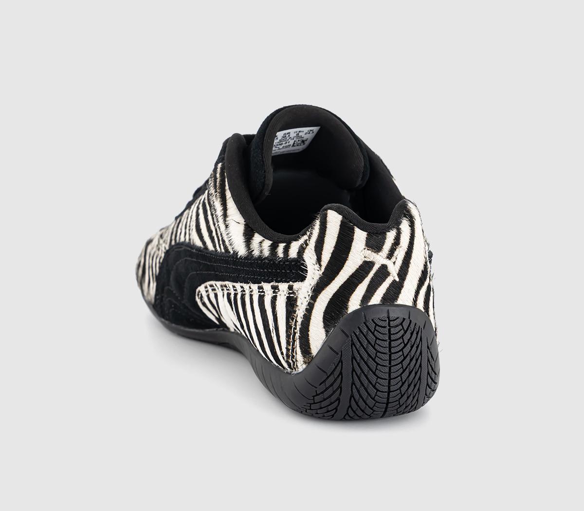 PUMASpeedcat TrainersZebra Pony Warm White Puma Black