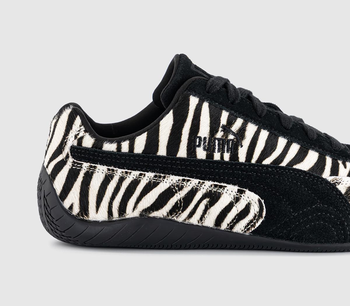 PUMASpeedcat TrainersZebra Pony Warm White Puma Black