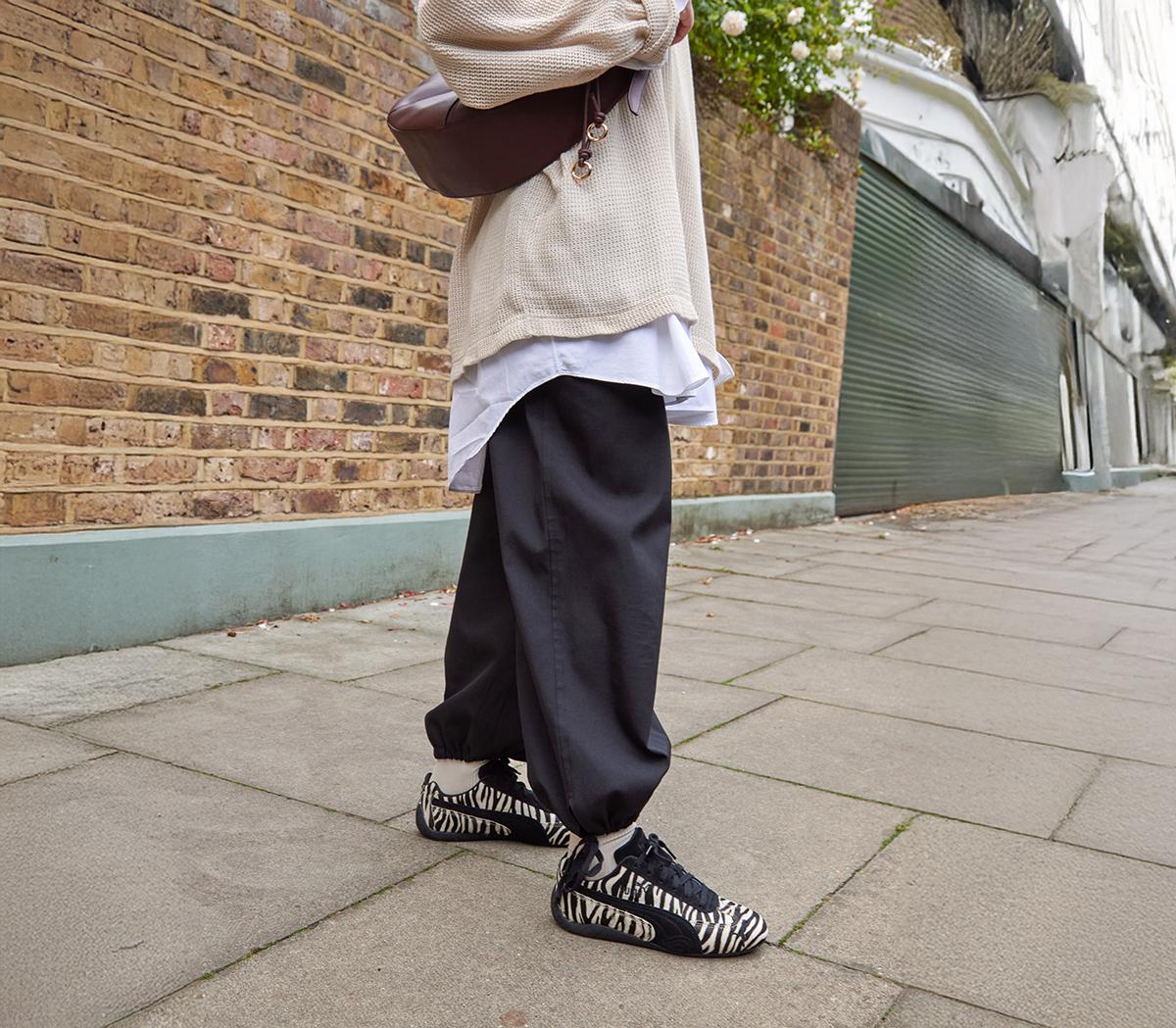 PUMASpeedcat TrainersZebra Pony Warm White Puma Black