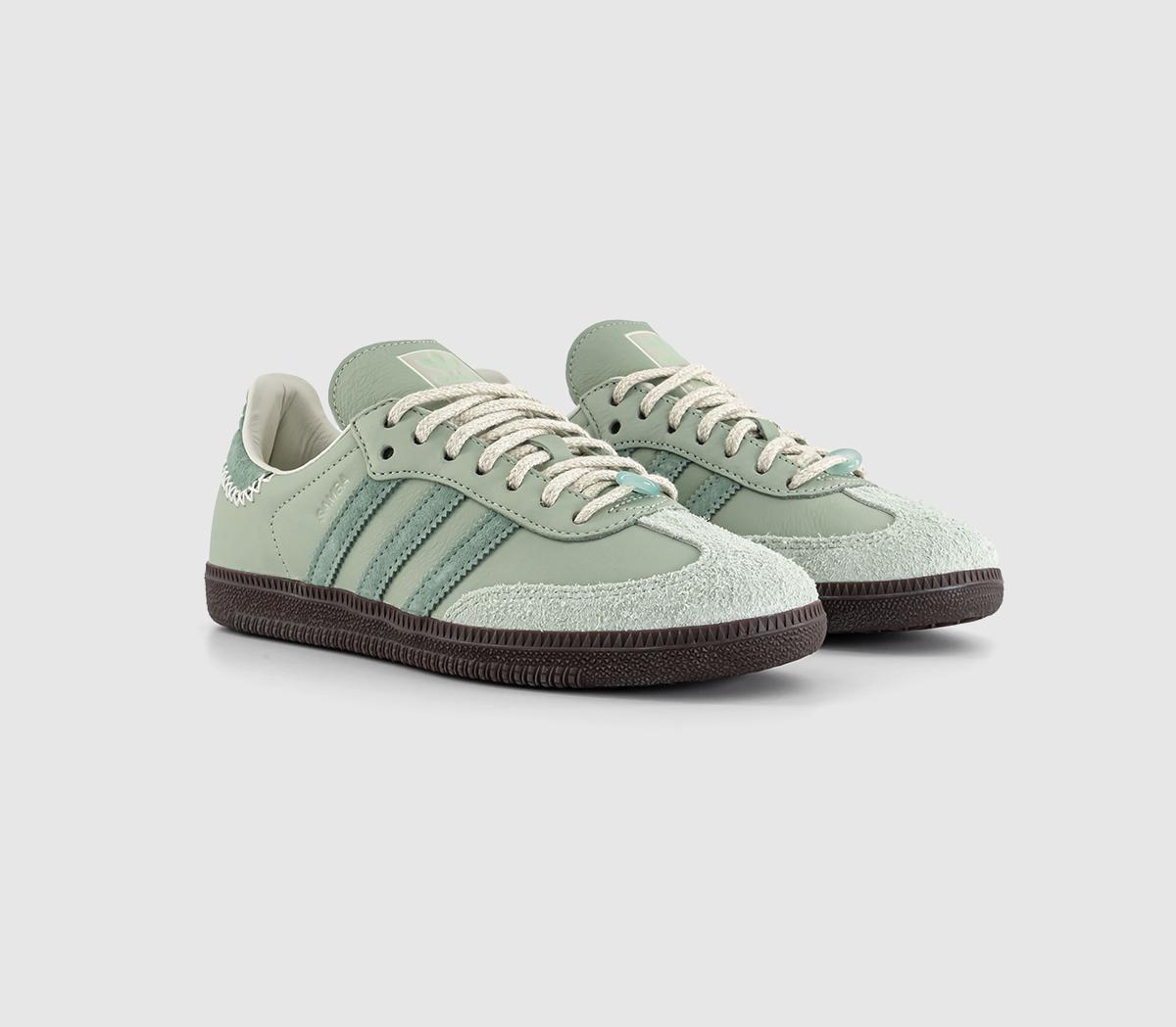 adidasSamba OG Maha TrainersHalo Green Silver Green Off White