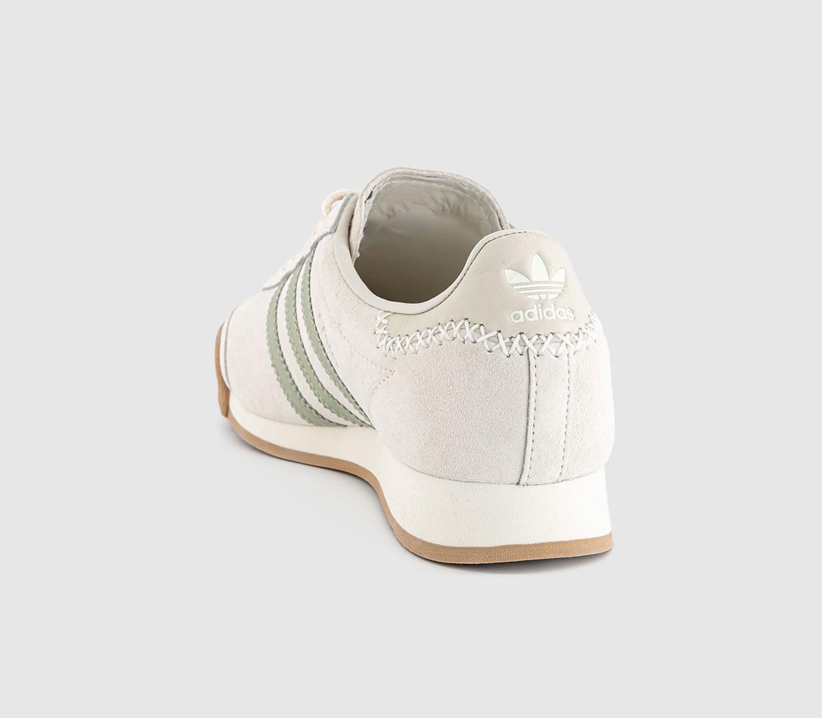 adidasSamoa Maha TrainersChalk White Halo Green Off White