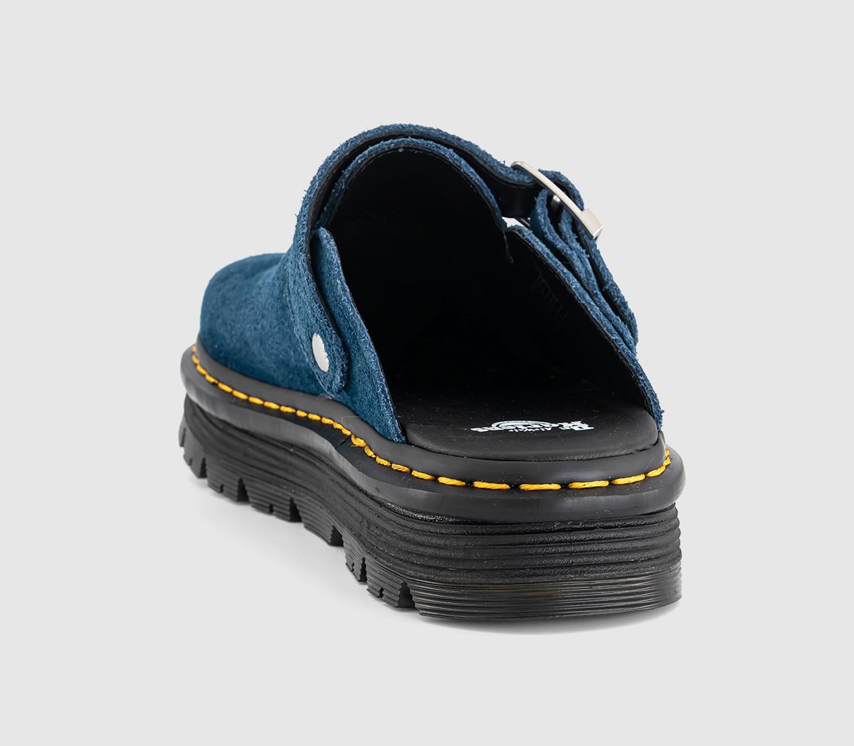 Dr. Martens Zebzag Mules Neptune Blue - Flat Shoes for Women