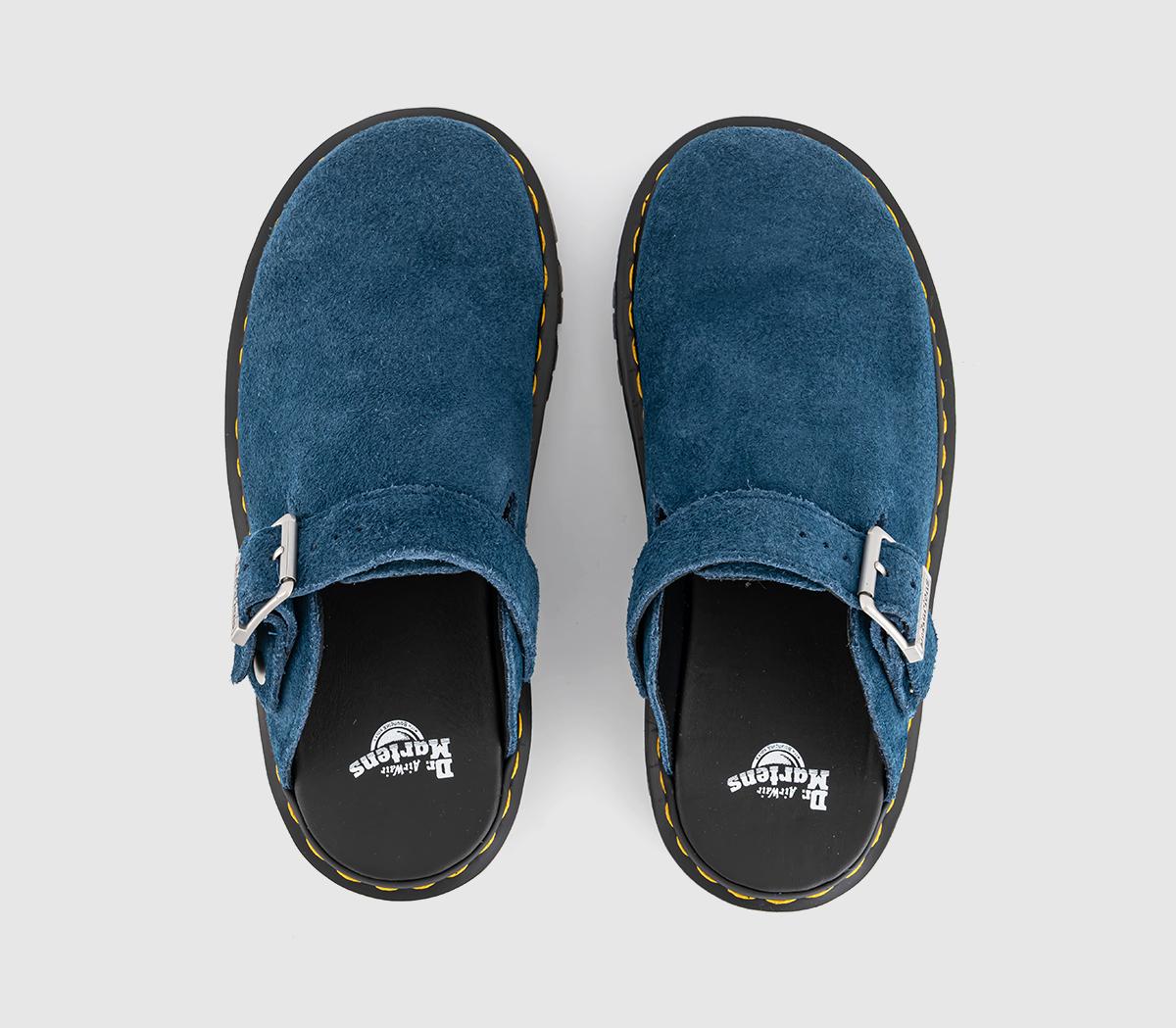 Dr. Martens Zebzag Mules Neptune Blue - Flat Shoes for Women