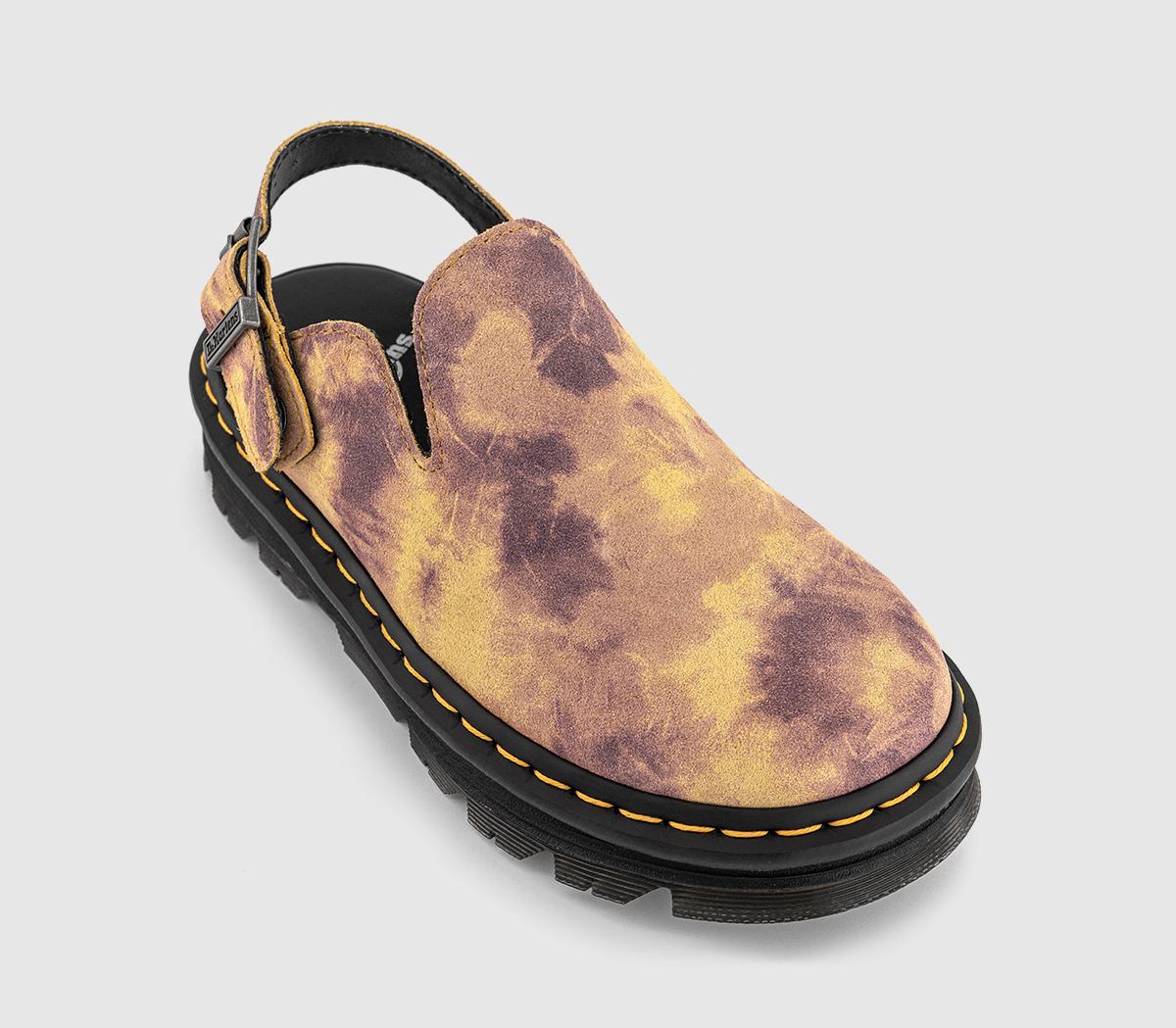 Dr. MartensZebzag Mules Dr. MartensZebzag MulesBurnt Yellow Tie Dye