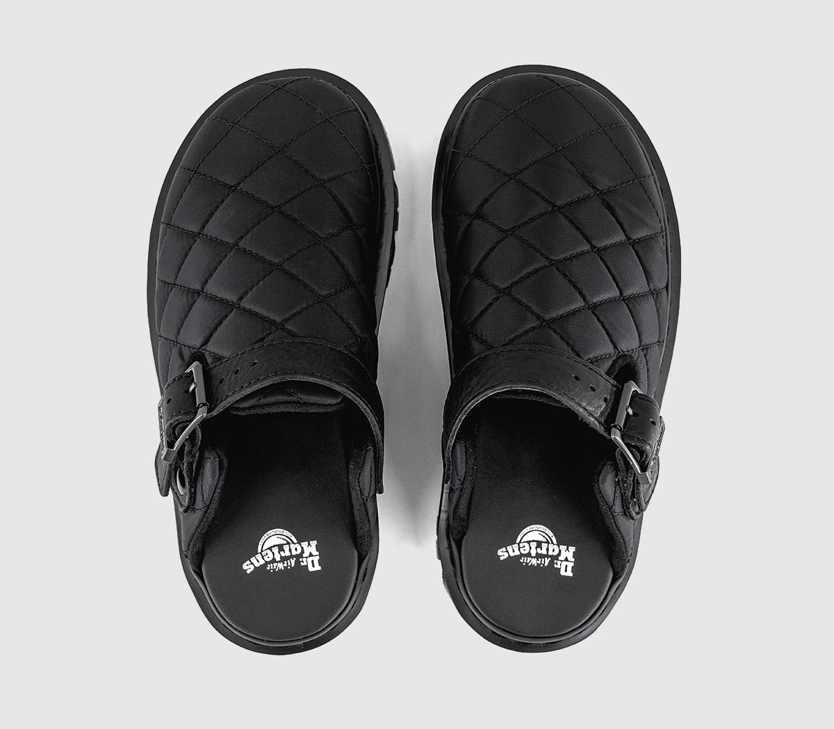 Dr. MartensZebzag MulesBlack Quilted