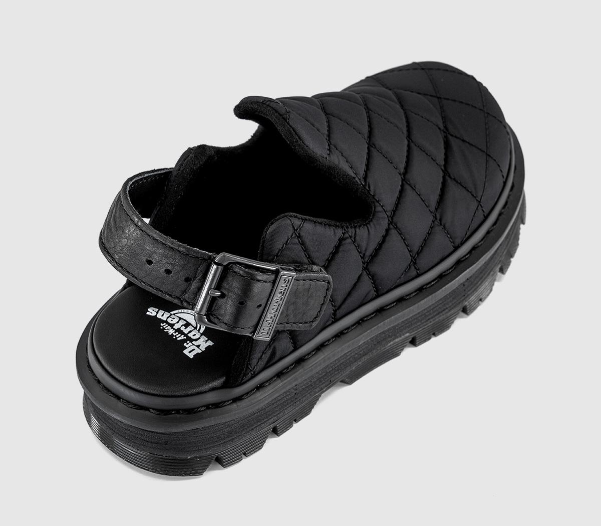 Dr. MartensZebzag MulesBlack Quilted