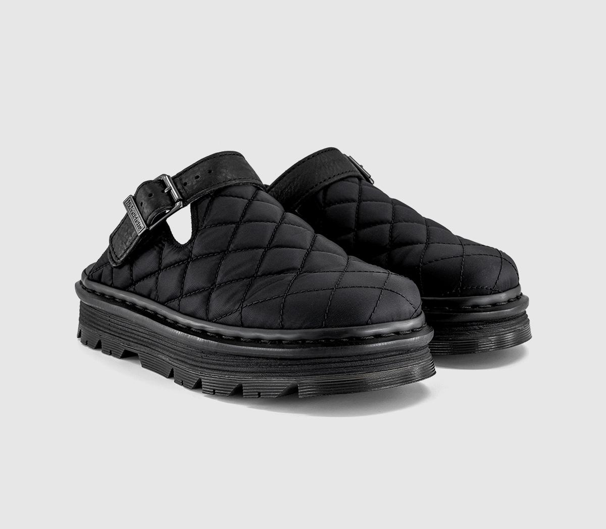 Dr. MartensZebzag MulesBlack Quilted