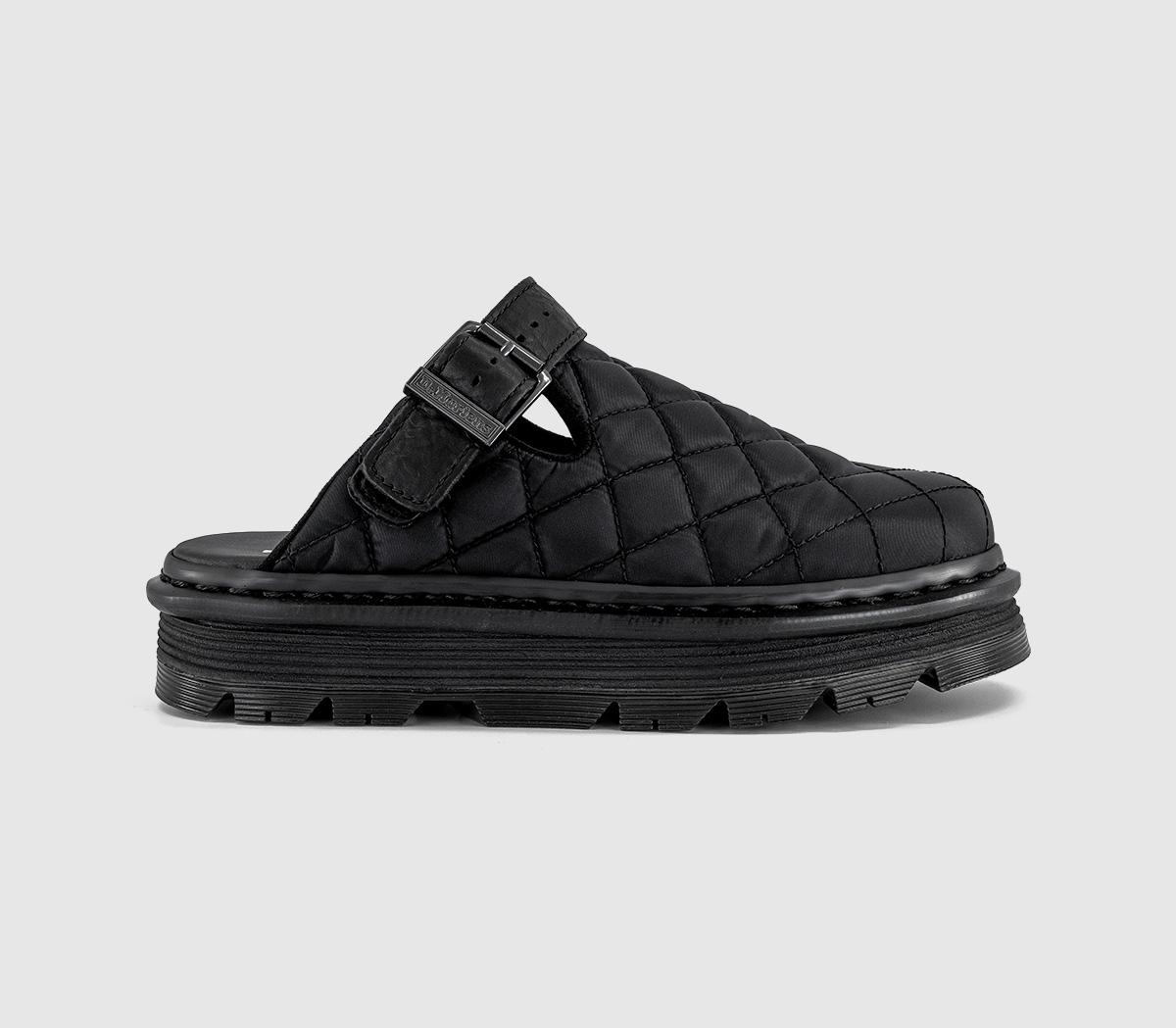 Dr. MartensZebzag MulesBlack Quilted