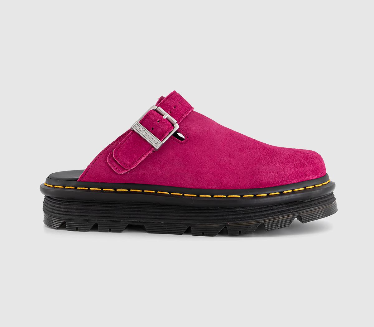 Dr. Martens Zebzag Mules Fuchsia Pink - Flat Shoes for Women
