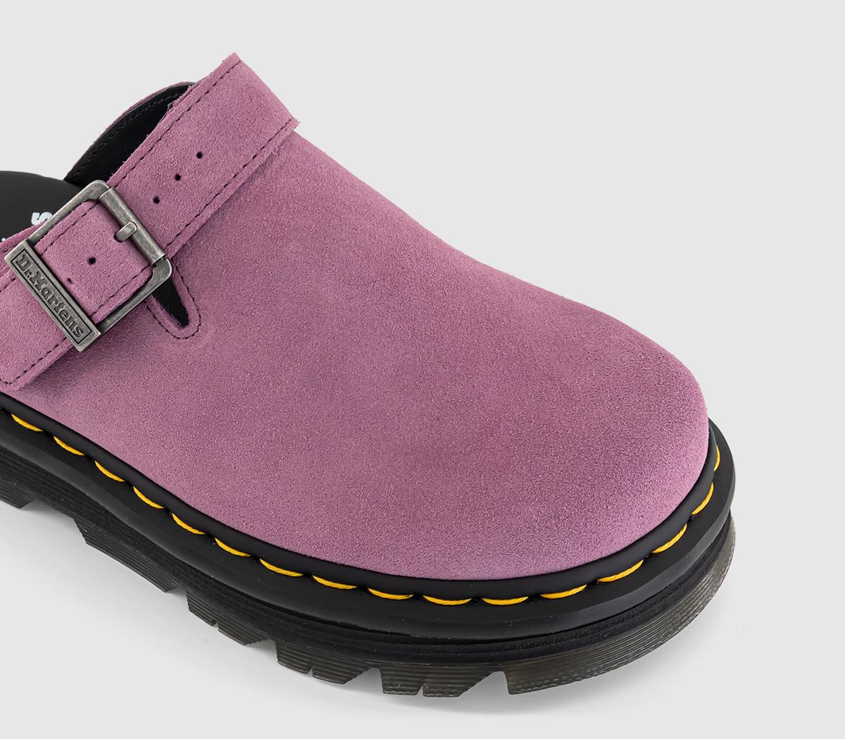 Dr. Martens Zebzag Mules Mauve - Dr. Martens Mules