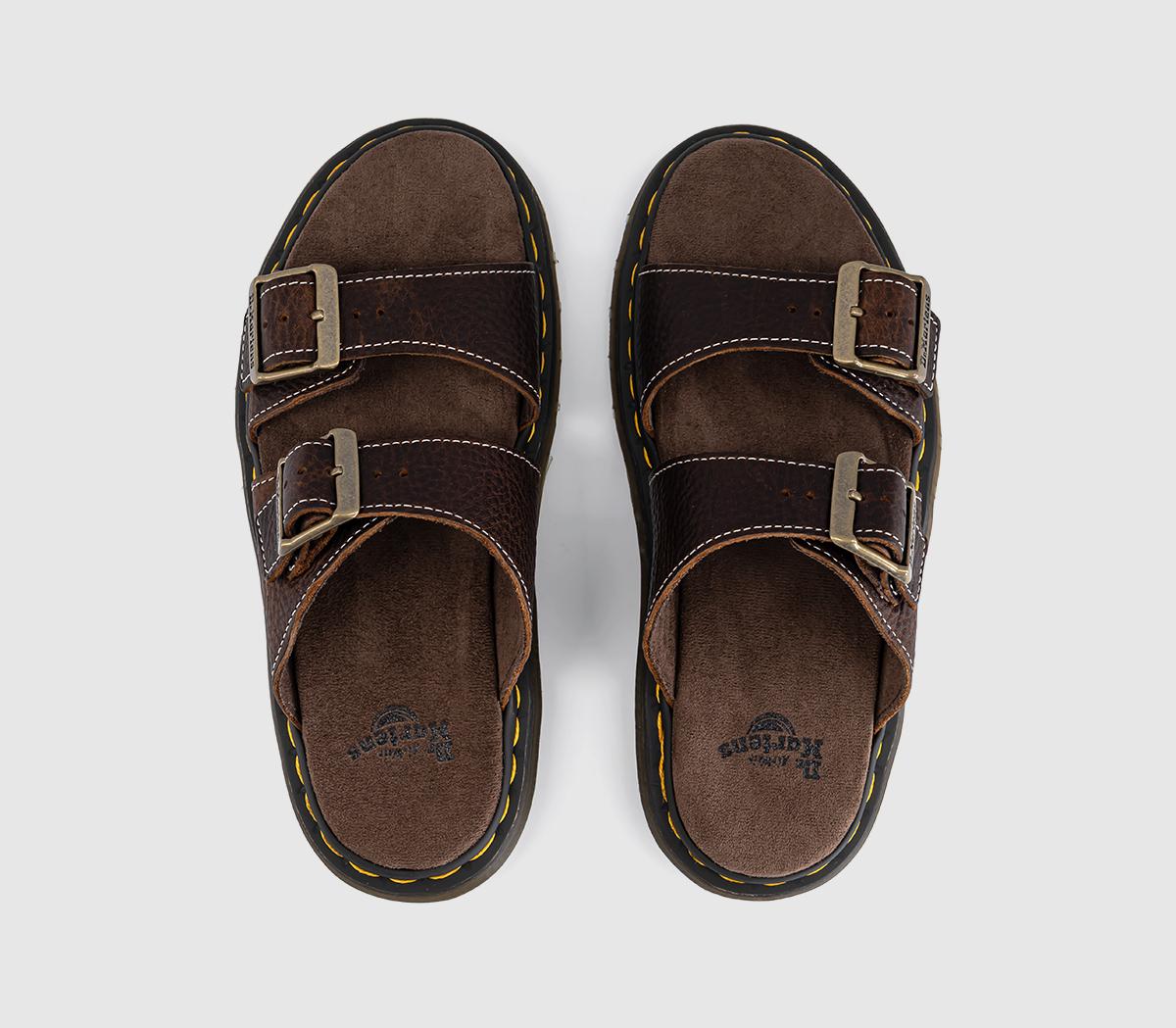 Dr. MartensJosef SandalsDark Brown Grizzly