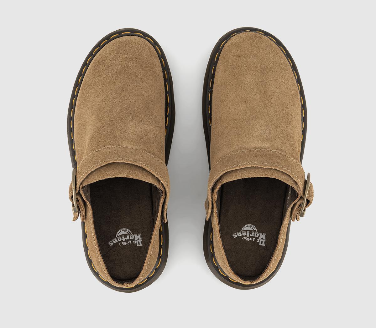 Dr. Martens Laketen Mules Savannah Tan - Women's Clogs
