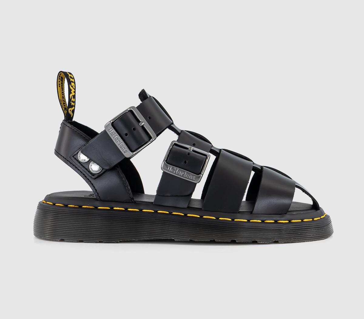 Dr. Martens Womens Garin Sandals Black, 8