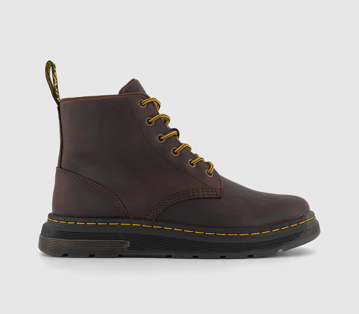 Crewson Chukka Boots Dark Brown Crazy Horse