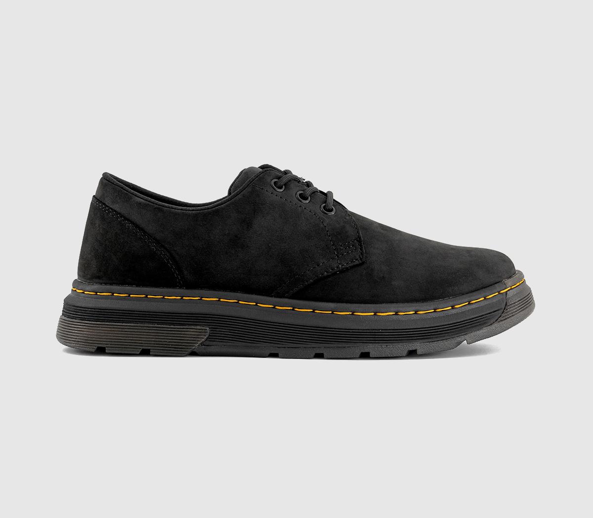 Dr. Martens Mens Crewson Lo Boots Black Buffback, 6