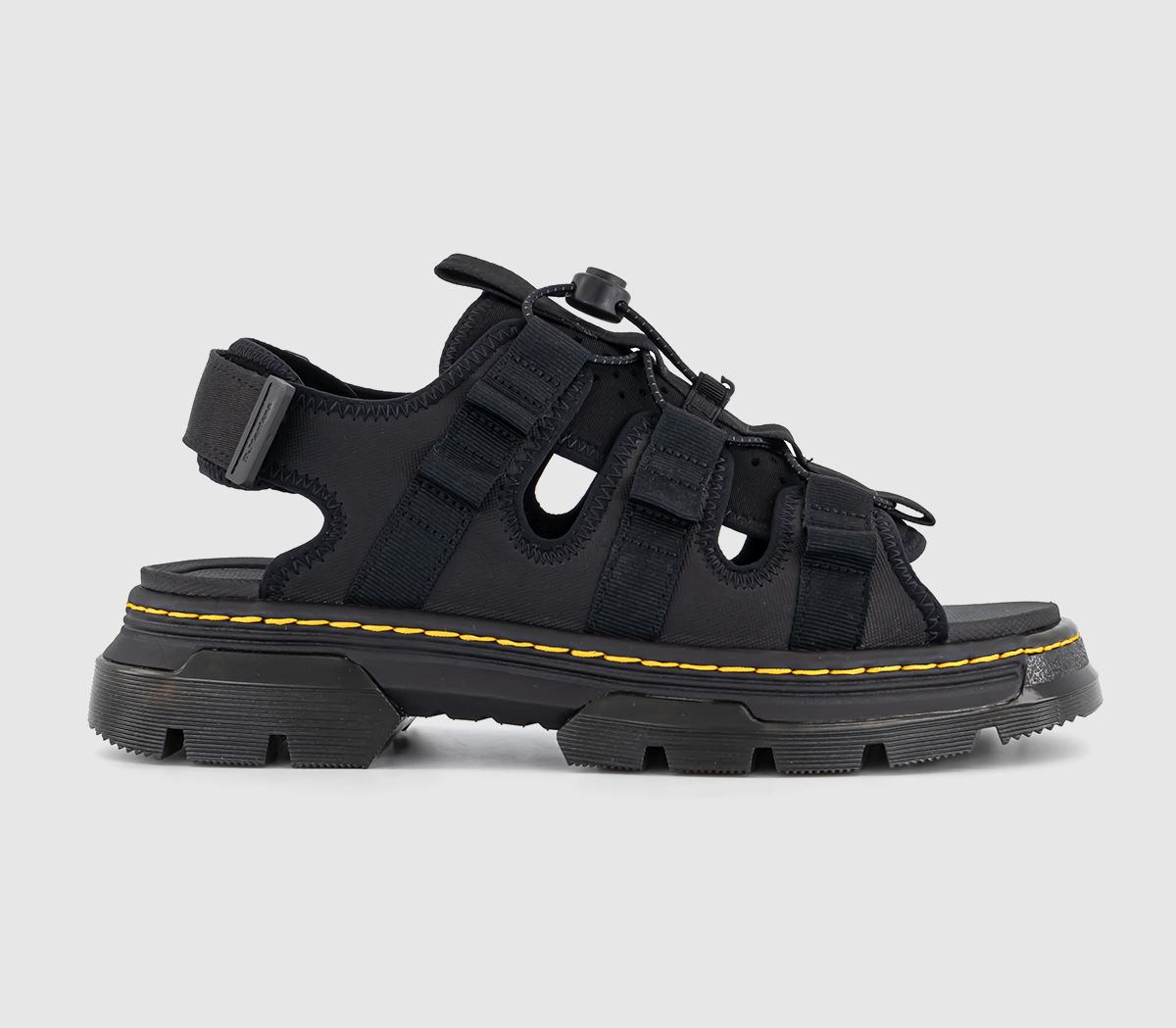 Dr. Martens Mens Jericho Sandals Black, 8