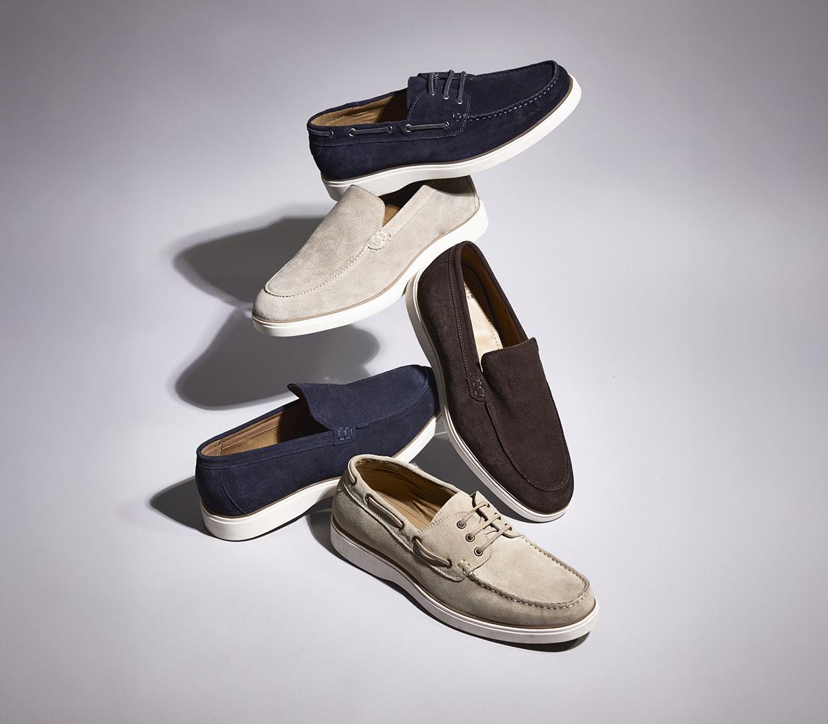 OFFICECabana White Sole Apron Loafers OFFICECabana White Sole Apron LoafersStone Suede