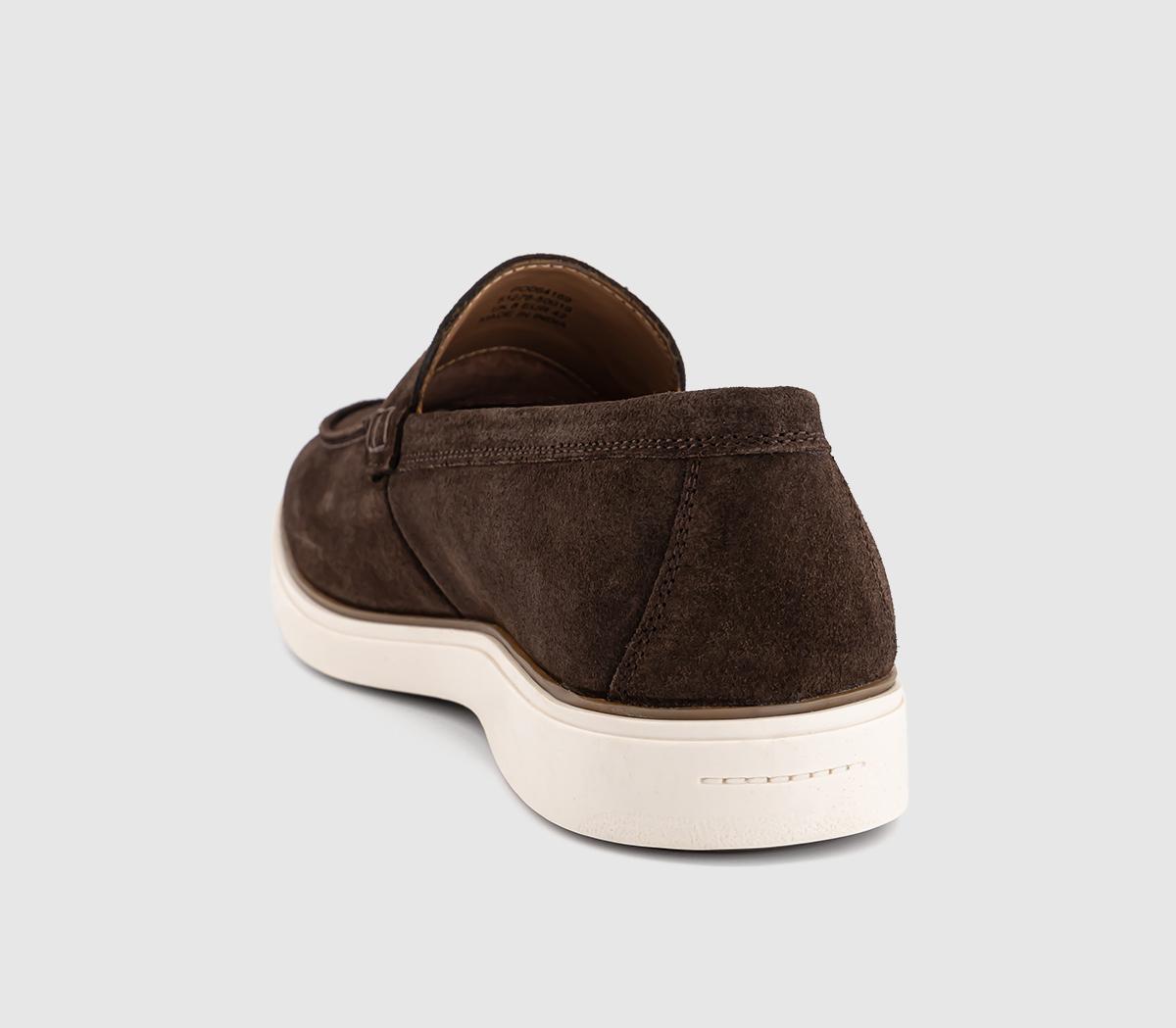 OFFICECabana White Sole Apron LoafersChocolate