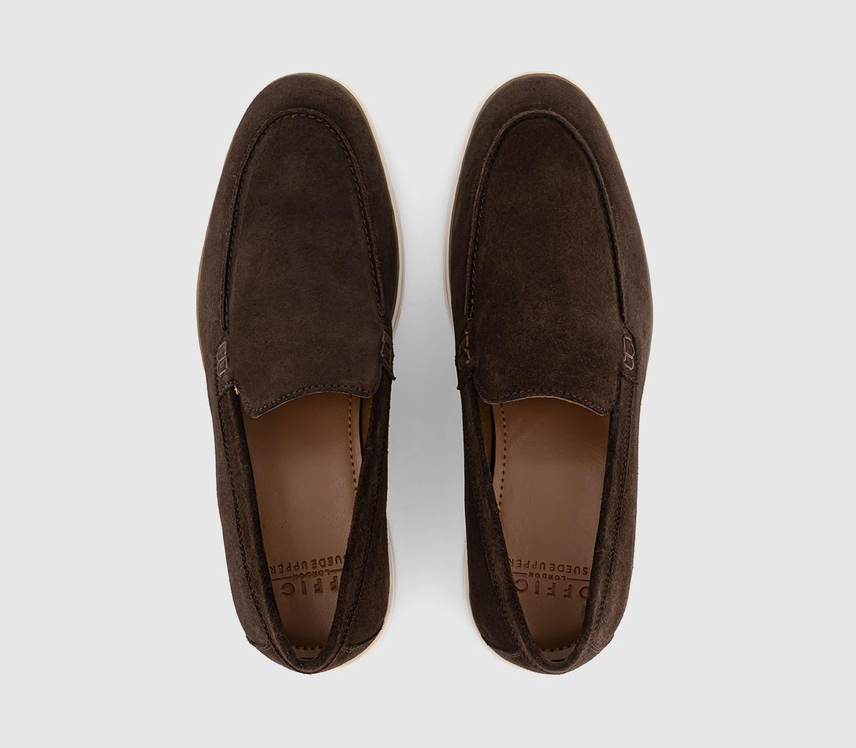 OFFICECabana White Sole Apron LoafersChocolate