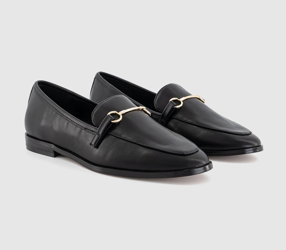 OFFICE Fresh Beginning Snaffle Loafers Black - Flat Shoes for Women