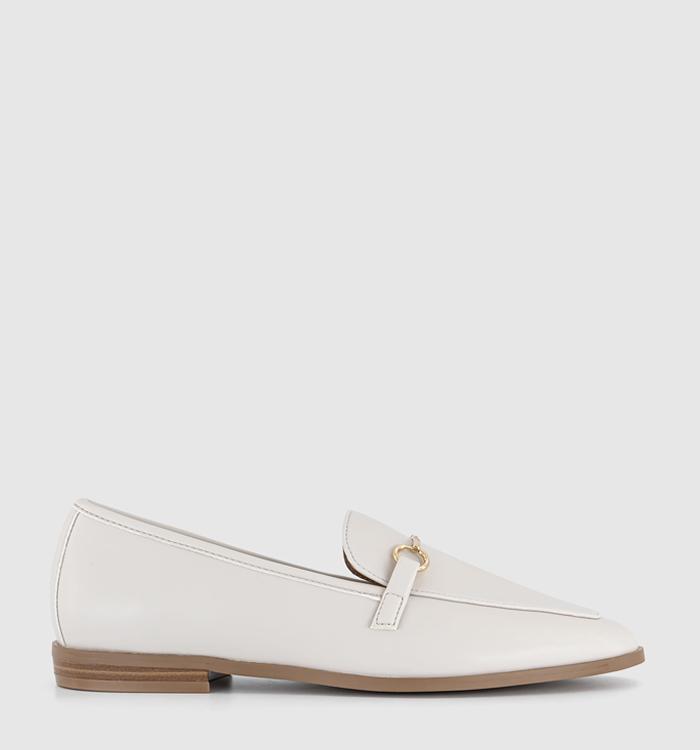 OFFICE Fresh Beginning Snaffle Loafers White