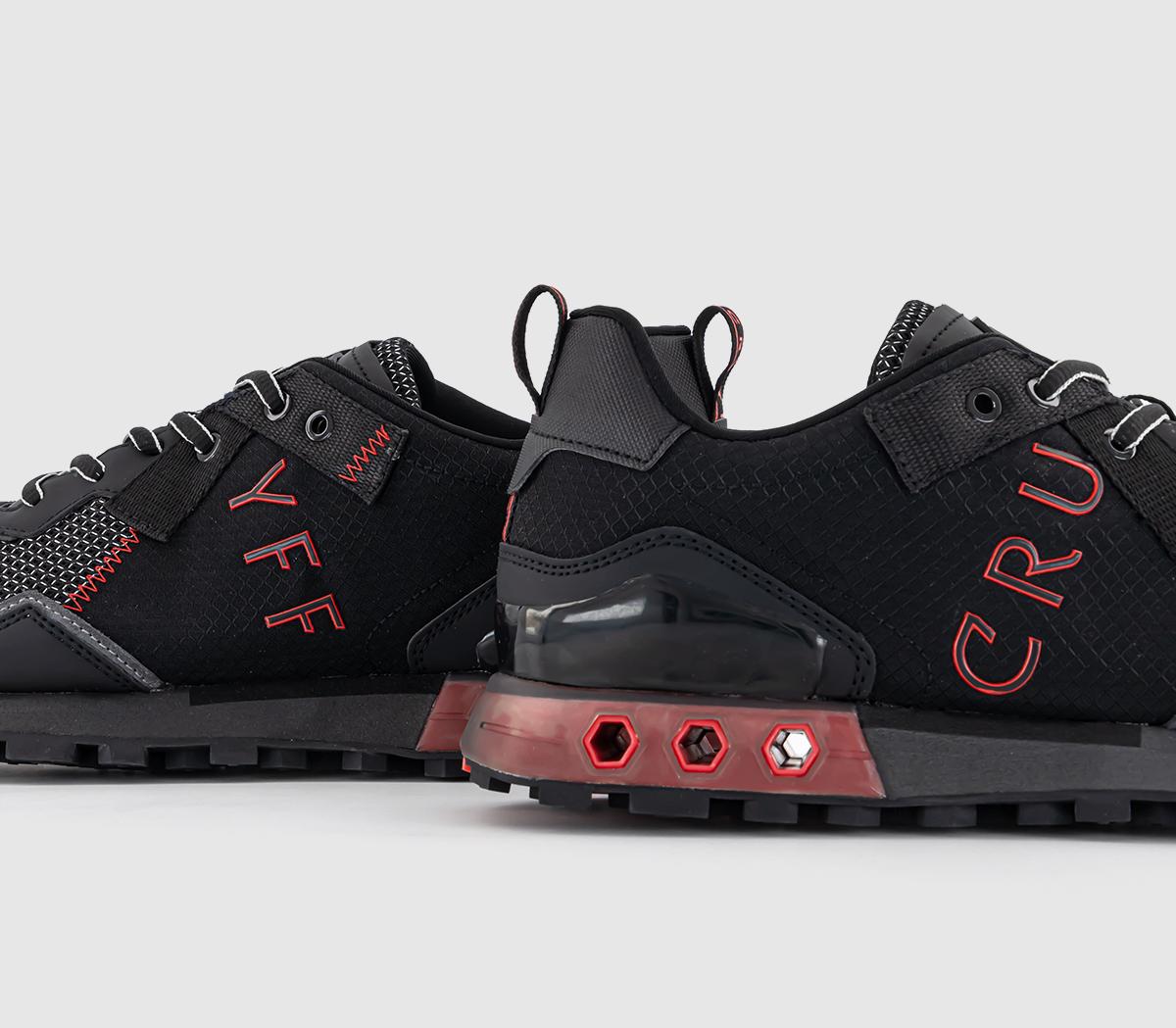CRUYFFSuperbia Hex-Tech Trainers CRUYFFSuperbia Hex-Tech TrainersBlack Red