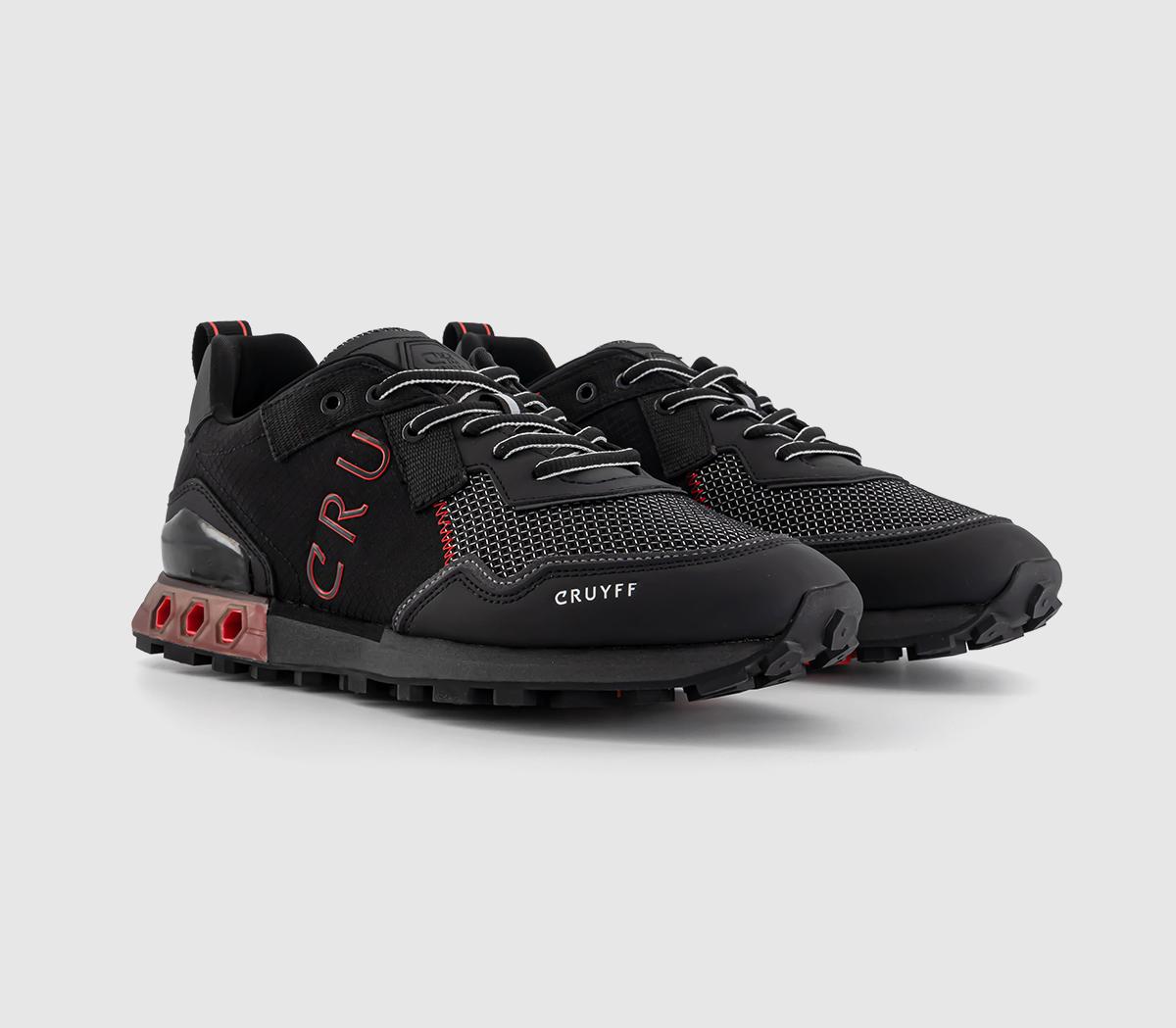 CRUYFFSuperbia Hex-Tech Trainers CRUYFFSuperbia Hex-Tech TrainersBlack Red