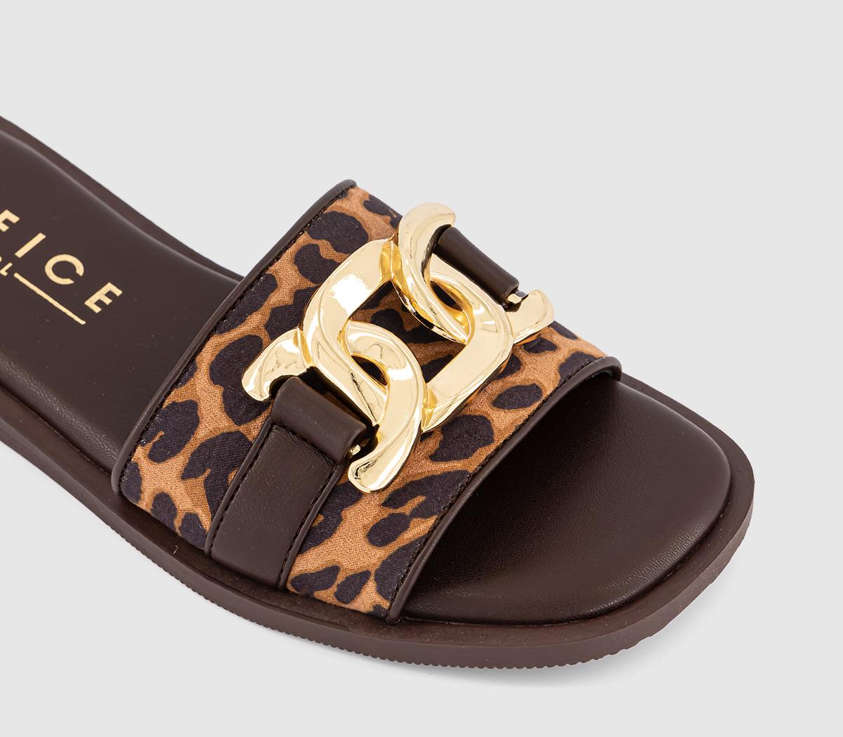OFFICESociety Raffia Chain Detail Slides OFFICESociety Raffia Chain Detail SlidesLeopard
