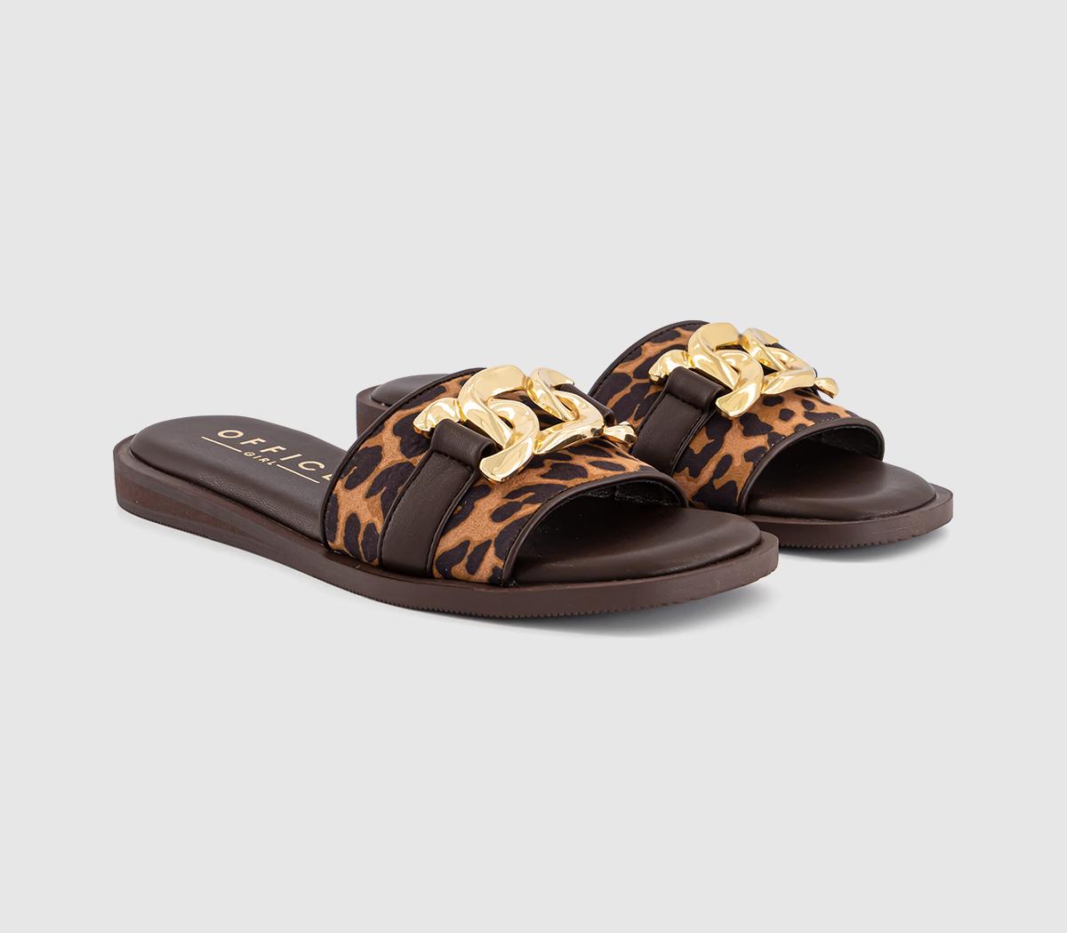 OFFICESociety Raffia Chain Detail Slides OFFICESociety Raffia Chain Detail SlidesLeopard