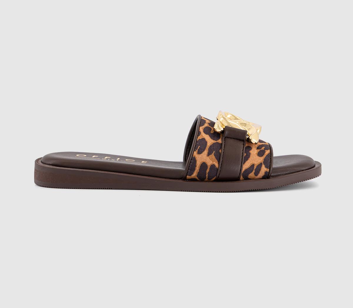 OFFICESociety Raffia Chain Detail Slides OFFICESociety Raffia Chain Detail SlidesLeopard
