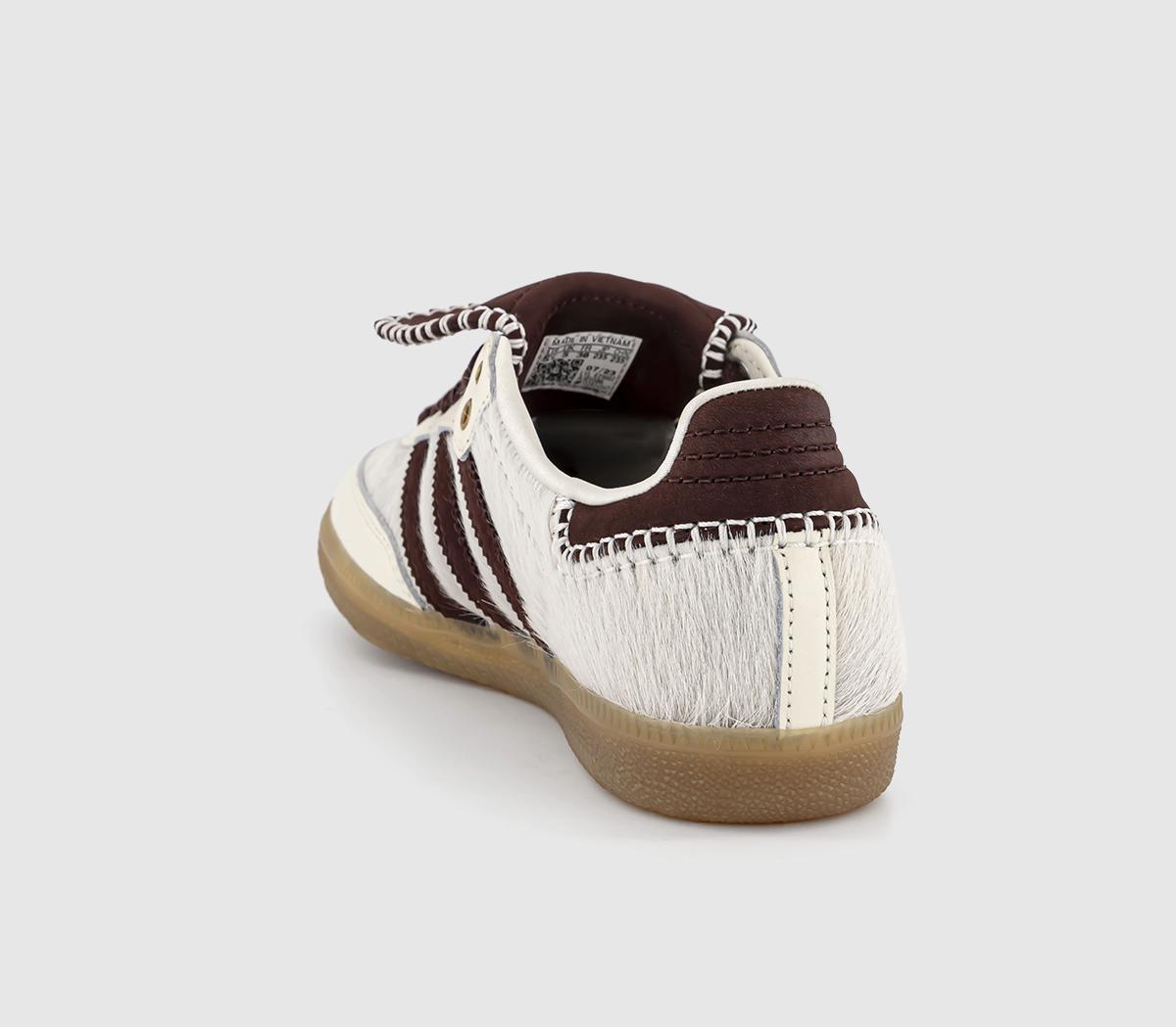 adidas Consortium Samba Wales Bonner Trainers Pony Cream White Brown Gum -  Unisex Sports